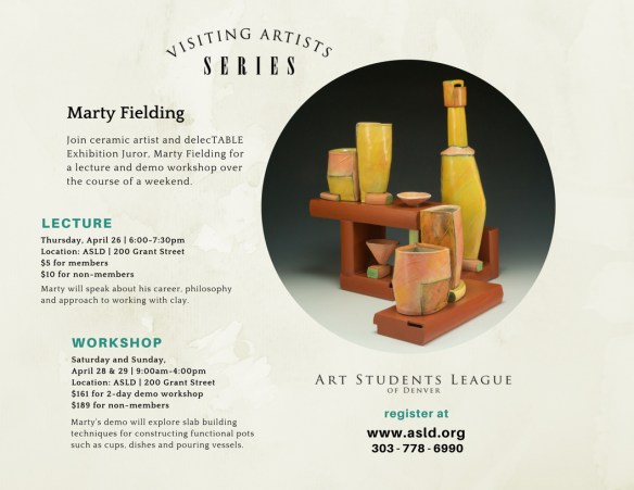 Visiting Artist Marty Fielding April 2018